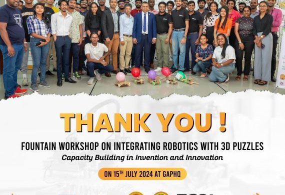 FREE Workshop on Integrating Robotics with 3D Puzzles organized by the FOUNTAIN Team at the University of Peradeniya